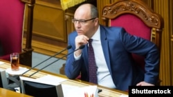 Андрей Парубия, раиси пешини порлумони Украина.