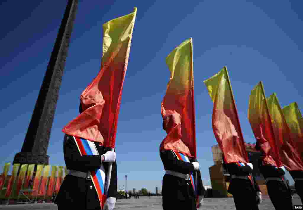 Parada e forcave ruse në Moskë, 70 vjet pas përfundimit të Luftës së Dytë Botërore. Maj, 2015.