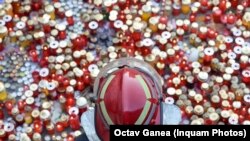 Comemorarea incendiului de la clubul colectiv, anul trecut, la București, octombrie 2019.