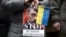 Акция протеста против российской агрессии в Украине. Нью-Йорк, 2 марта 2014 года