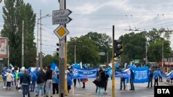 Протестът на превозвачите в София, 18 май 2022 г.