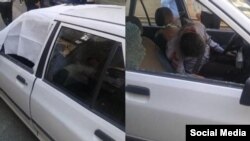 تصویری که خبرگزاری ایرنا از صحنه کشته شدن «صیاد خدایی» منتشر کرده است.