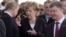 Президент Путин, канцлер Меркел, президент Порошенко биринчи жолу Нормандияда кезиккен. 6-июнь, 2014 