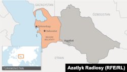  Türkmenistanyň kartasy 