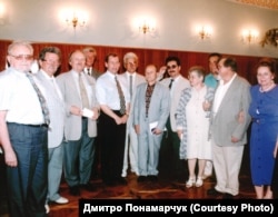 В’ячеслав Чорновіл на зустрічі із Вацлавом Гавелом, 1997 рік. Фото з особистих архівів Дмитра Понамарчука, прессекретаря Чорновола