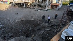 Центр Дружківки після чергового російського обстрілу. Фото ілюстративне 