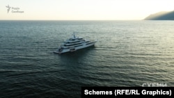 За даними українських правоохоронців, на сьогодні яхта перебуває під арештом у двох провадженнях щодо Медведчука 