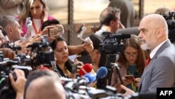 Еди Рама, Брюксел, 23 юни.