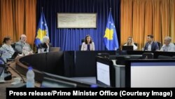 Takimi ndërmjet përfaqësuesve të Qeverisë së Kosovës dhe delegacionit amerikan të MCC-së. Prishtinë, 5 korrik 2022.