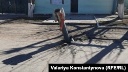 Наслідки окупації запорізького міста Пологи, фото зроблені в березні 2022 року