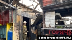 "Дордой" базарындагы өрттөн кийин. 5-июль, 2022-жыл