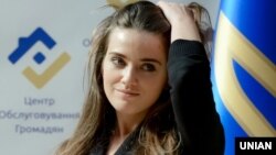 Новий керівник Одеської митниці Юлія Марушевська. Одеса, 16 жовтня 2015 року 