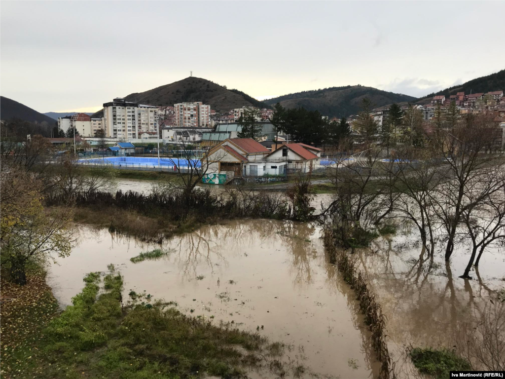 Poplave kod Novog Pazara na jugu Srbije, 20. novembra 2022.