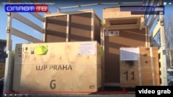 Стоп-кадр із відеорепортажу із Донецька