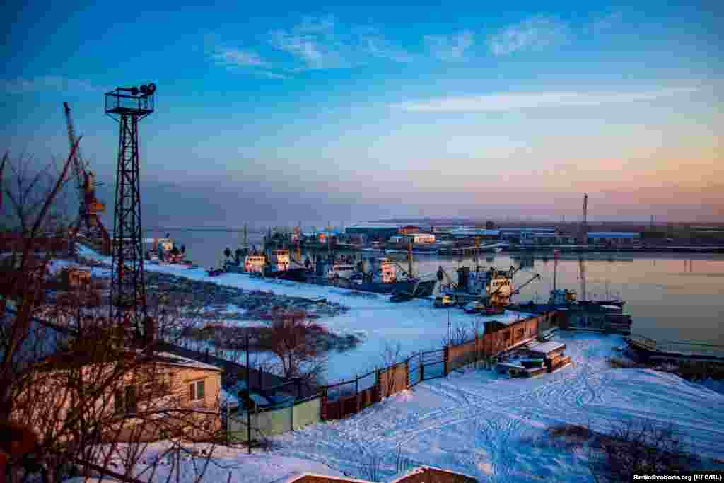 Засніжений порт