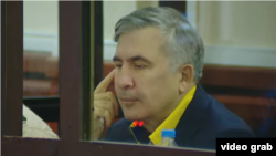 Михаил Саакашвили в зале суда