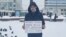 Ildar Nurmukhametov held a single-person picket in Kazan calling for the firing of Chechen leader Ramzan Kadyrov.