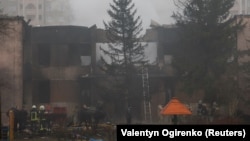 ვერტმფრენი ქალაქ ბროვარიში, საბავშვო ბაღის მახლობლად ჩამოვარდა. 2023 წლის 18 იანვარი