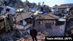 Хатай провинциясындагы кыйраган үйлөр. Түркия. 2023-жыл. 