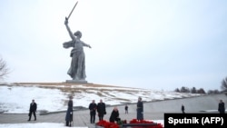 Memorijalni kompleks Mamajev Kurgan, 2. februar 2023.