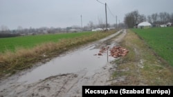 Küzdelmes a kijutás a fóliasátrakhoz az Úrrét tanyán