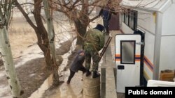 Аварийно-спасательные работы в Туркестанской области. Фото МЧС Казахстана