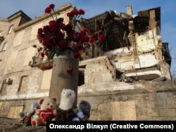 Будинок Корнійчуків після прильоту. Фото: Олександр Вілкул