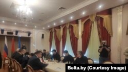 Преговори меѓу делегациите на Русија и Украина во Белорусија.