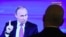 Russian President Vladimir Putin Direct Line call-in show this year was not much different from previous years, as he speaks here at the 2017 version.