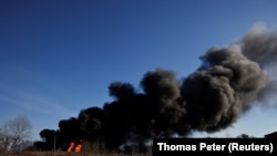 Украина, Киевдин түндүк-батышындагы орусиялык ракеталык аткылоорлор. 12-март, 2022-жыл