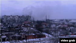 نمایی از شهر ماریوپل که بیش از ۵۰ روز است در محاصره نیروهای روسیه است