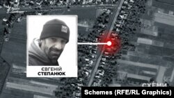 Місце, де знайшли тіло Євгенія Степанюка