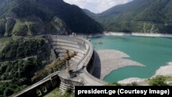 ენგურჰესის კაშხალი საქართველოს კონტროლირებად ტერიტორიაზე