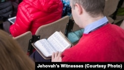 Dozens of Jehovah’s Witnesses have been imprisoned in the country since Russia banned the religious group in 2017 and designated it an extremist organization. (file photo)