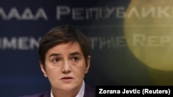 Premijerka Srbije Ana Brnabić, na sednici Vlade Srbije u januaru, 2022. godine. 