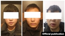 Милиция тараткан шектүүлөрдүн сүрөтү. 