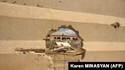 Așezarea Sotk, care se pare că a fost lovită de trupele azere în cursul recentelor ciocniri de la granița dintre Armenia și Azerbaidjan, 14 septembrie 2022. 