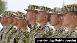 Кыргызстандын Улуттук коопсуздук боюнча мамлекеттик комитетине караштуу Чек ара кызматынын аскерлери. 13-сентябрь, 2022-жыл.