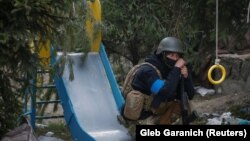 Képek a Kijev-környéki frontvonalról