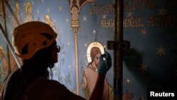 Нотр-Дамды реконструкциялоо иштери. 2022-жыл.