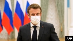 Президент Франции Эммануэль Макрон 