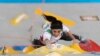 Iranian climber Elnaz Rekabi competes during the women's boulder finals of the Asian Championships in Seoul on October 18.