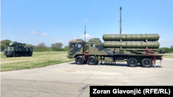 Sistemi kinez i mbrojtjes ajrore FK-3. Batajnicë, 30 prill 2022.