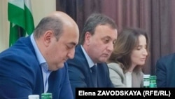 Зураб Багапш, Владимир Делба и Кристина Озган