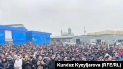 Митинг торговцев рынка «Дордой», 24 декабря 2021 г.