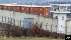 Pogled na zatvor u Gnjilanu, 50 kilometara jugoistočno od Prištine, gdje bi trebalo da budu smješteni danski zatvorenici, 17. decembar 2021.