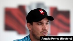  George Forsyth Limában, Peru fővárosában, 2021. március 2-án.