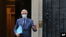 Negociatorul UE, Michel Barnier la Londra, iulie 2020.