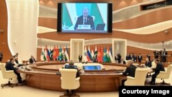 Шанхай кызматташтык уюмунун Самарканд шаарында өтүп жаткан саммити.