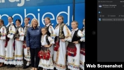 Predizborni skup Borjane Krišto - Lica djece zaštitio RSE